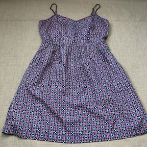 J.Crew Factory Seaside Cami Pocket Patterned Dress